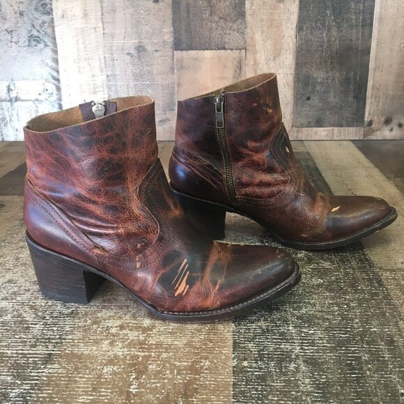 Freebird by Steven Salt Side Zip Ankle Boots Booties Womens 6 - Picture 10 of 12